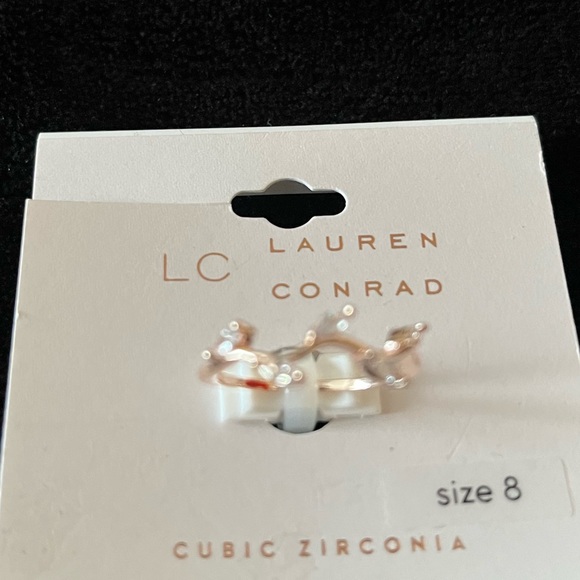 Lauren Conrad rose gold ring with cubic zirconia - Picture 6 of 6